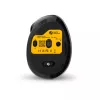 Rato BakkerElkhuizen MidWay esquerdo, para canhotos, design vertical, ótico, RF sem fios + Bluetooth + USB Type-C, 2400 DPI, cinzento, preto