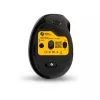 Rato BakkerElkhuizen MidWay direito, para destros, design vertical, ótico, RF sem fios + Bluetooth + USB Type-C, 2400 DPI, cinzento, preto