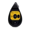 Rato BakkerElkhuizen Grip Pro, para destros, design vertical, ótico, RF sem fios, 2400 DPI, cinzento, preto, amarelo