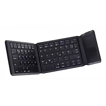 InLine 55379B Teclado Universal Bluetooth QWERTZ Alemão Preto
