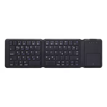 InLine 55379B Teclado Universal Bluetooth QWERTZ Alemão Preto