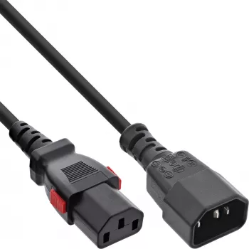 InLine 16934L Cabo de alimentação preto 0,5 m IEC C13 IEC C14