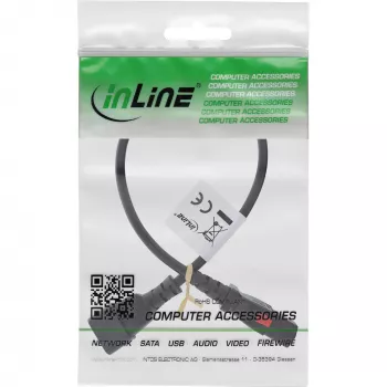 InLine 16934L Cabo de alimentação preto 0,5 m IEC C13 IEC C14