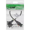 InLine 16954L Cabo de alimentação preto 0,5 m IEC C13 CEE7/7