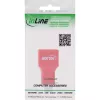 Adaptador de cabo InLine 31651 USB-C para USB-A, USB 2.0, vermelho