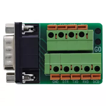 InLine 92501B Conector de cabos bloco de terminais / D-Sub 9 preto, verde