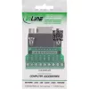 InLine 92501C Conector de cabos bloco de terminais / D-Sub 9 preto, verde