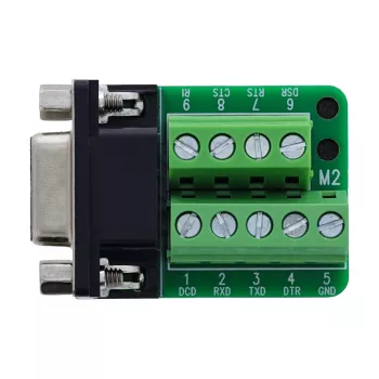 InLine 92501E Conector de cabos bloco de terminais / D-Sub 9 preto, verde