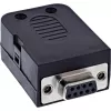 InLine 92501G Borne de ligação bloco de terminais / D-Sub 9 preto