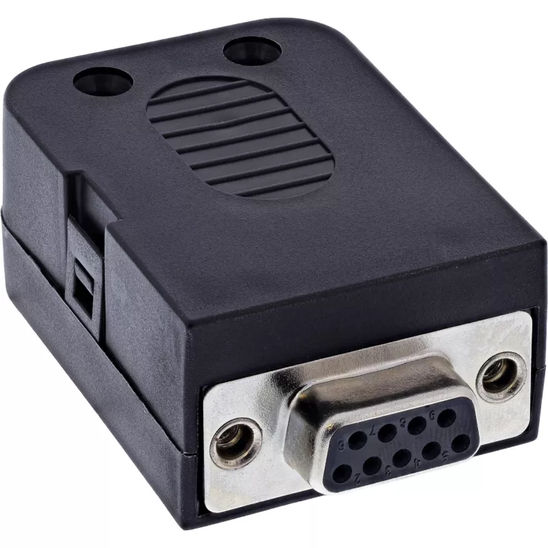 InLine 92501G Borne de ligação bloco de terminais / D-Sub 9 preto