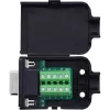 InLine 92501G Borne de ligação bloco de terminais / D-Sub 9 preto