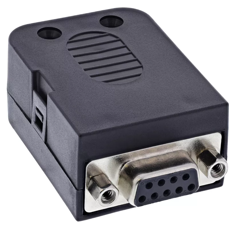 InLine 92501H Conector de cabos bloco de terminais / D-Sub 9 preto