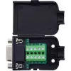 InLine 92501H Conector de cabos bloco de terminais / D-Sub 9 preto