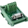 InLine 92501K Conector de fios bloco de terminais / D-Sub 9 verde