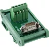 InLine 92501L Conector de cabos bloco de terminais / D-Sub 9 verde