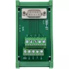 InLine 92501L Conector de cabos bloco de terminais / D-Sub 9 verde