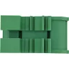 InLine 92501L Conector de cabos bloco de terminais / D-Sub 9 verde