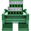 InLine 92501L Conector de cabos bloco de terminais / D-Sub 9 verde