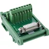 InLine 92502C Conector de cabos bloco de terminais / D-Sub 15 verde