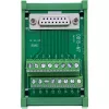InLine 92502C Conector de cabos bloco de terminais / D-Sub 15 verde