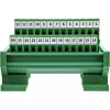 InLine 92502G Conector de cabos bloco de terminais / D-Sub 25 verde
