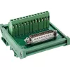 InLine 92502I Conector de cabos bloco de terminais / D-Sub 25 verde
