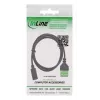 InLine 92504F Adaptador de cabo USB-C / bloco de terminais, 5 pinos preto, verde