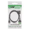 InLine 92504G Conector de cabos USB-A / bloco de terminais, 5 pinos preto, verde