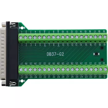 InLine 92502J Conector de fios bloco de terminais / D-Sub 37 preto, verde