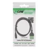 InLine 92504C Adaptador de cabo Micro USB / bloco de terminais, 5 pinos preto, verde