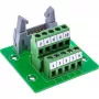 InLine 92504O Conector de cabos IDC 10 / bloco de terminais 5 terminais, verde, cinzento-claro
