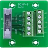 InLine 92504O Conector de cabos IDC 10 / bloco de terminais 5 terminais, verde, cinzento-claro