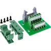 InLine 92504O Conector de cabos IDC 10 / bloco de terminais 5 terminais, verde, cinzento-claro