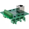 InLine 92505A Conector de cabos RJ45 8P8C / bloco de terminais 9 polos, verde