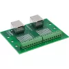 Adaptador de inversão de género de cabo InLine 92505C – adaptador/conector fêmea RJ45 para cabos de rede patch