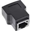 InLine 92505E Conector de cabos RJ45 8P8C / bloco de terminais, 8 polos, preto