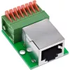 InLine 92505F Conector de fios RJ45 Cat.5e 8P8C / bloco de terminais, 8 polos, verde