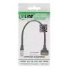 InLine 92505I Conector de fios RJ45 Cat.5e 8P8C / bloco de terminais, 8 polos, preto