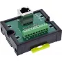 InLine 92505J Conector de fios RJ45 8P8C / bloco de terminais, 9 polos, preto, verde