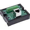 InLine 92505J Conector de fios RJ45 8P8C / bloco de terminais, 9 polos, preto, verde