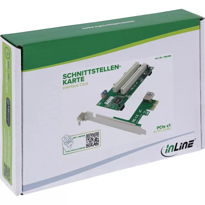 InLine 76619K Placa/adaptador de interface interno PCI