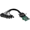 InLine 76660Z Placa série RS-232 PCIe de 8 portas