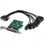InLine 76660Z Placa série RS-232 PCIe de 8 portas