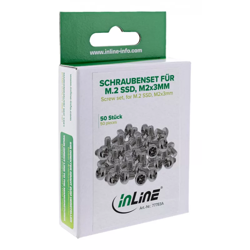 Conjunto de montagem InLine 77783A – kit de acessórios para a montagem de componentes de computador