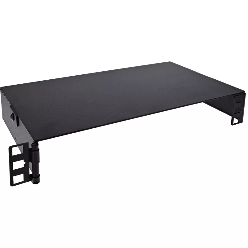 InLine 10101B Mini rack de 10" para montagem na parede, 1U, 15,2 cm de profundidade, preto