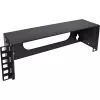 InLine Mini rack de 10 polegadas para montagem na parede, 2U, 7,6 cm de profundidade, preto