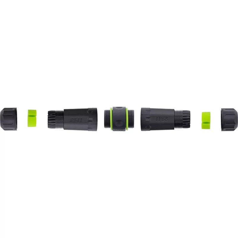 InLine 69927B Acoplador de fibra ótica LC, IP68, tomada 2x2 LC, para exterior, M20