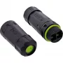 InLine 69927F Acoplador de fibra ótica SC, IP68, tomada 2x2 SC, para exterior, M20