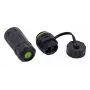InLine 69927G Acoplador de fibra ótica SC, curto, IP68, tomada 2x2 SC, M20