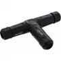 InLine 69927U Acoplador de rede IP68, 3 polos, 3 vias (T), M20, preto